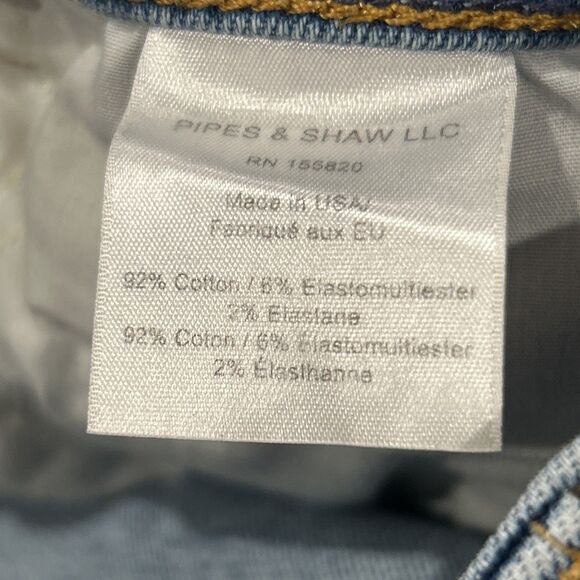 Veronica Beard Jeans Womens 26 2 Skinny Two Tone Kate Stretch High Rise USA - Picture 6 of 10